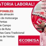 Trabaja en Ecobesa Coca Cola requiere nuevos talentos con o sin experiencia a nivel internacional