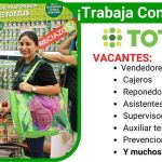 Ofertas de trabajo en Hipermercados Tottus líder a nivel nacional e internacional