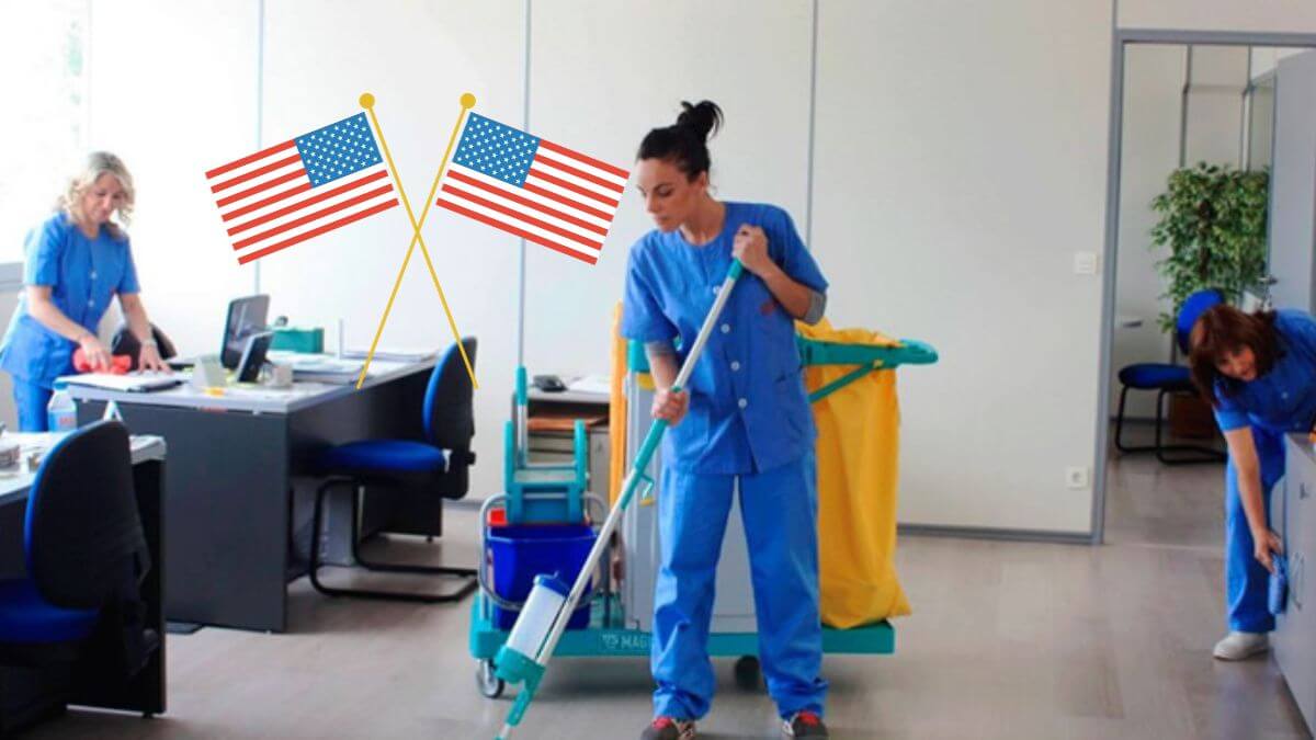 Oportunidades de Trabajo en Estados Unidos como personal de limpieza